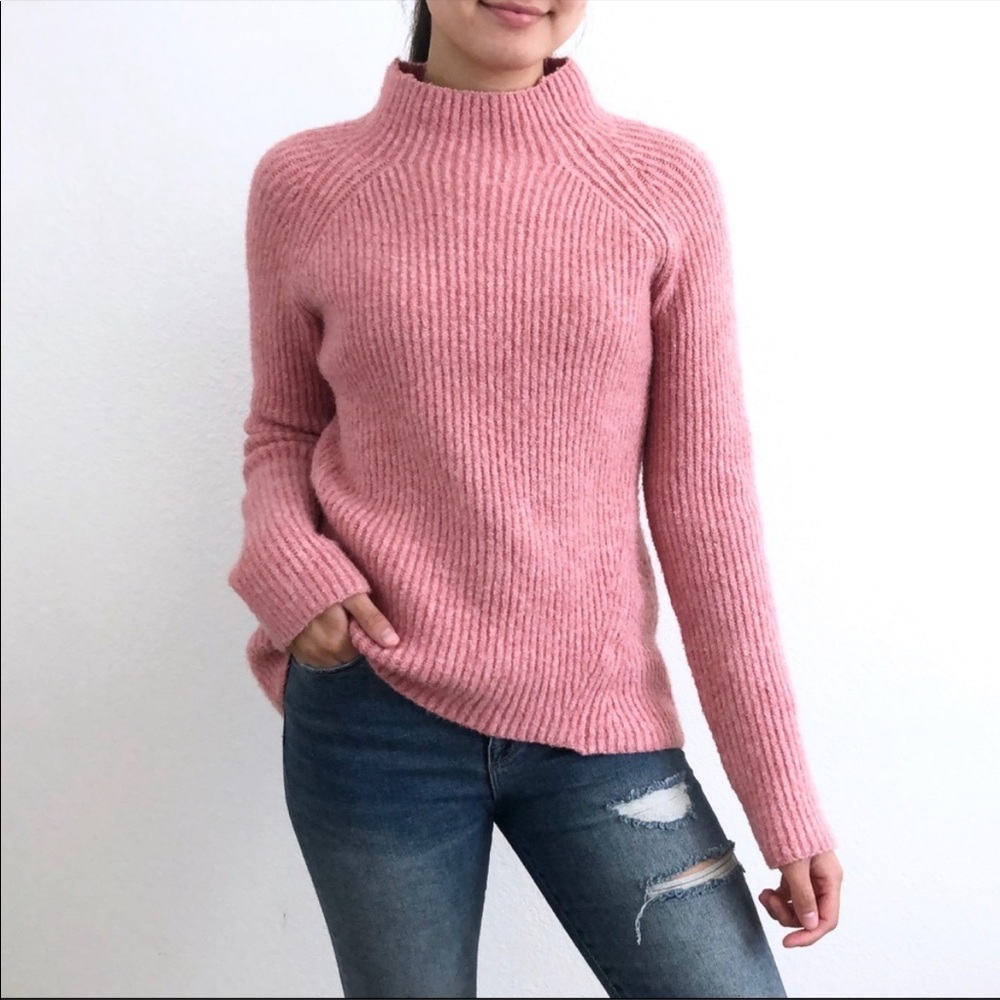 Madewell Northfield Mock Neck Sweater XS